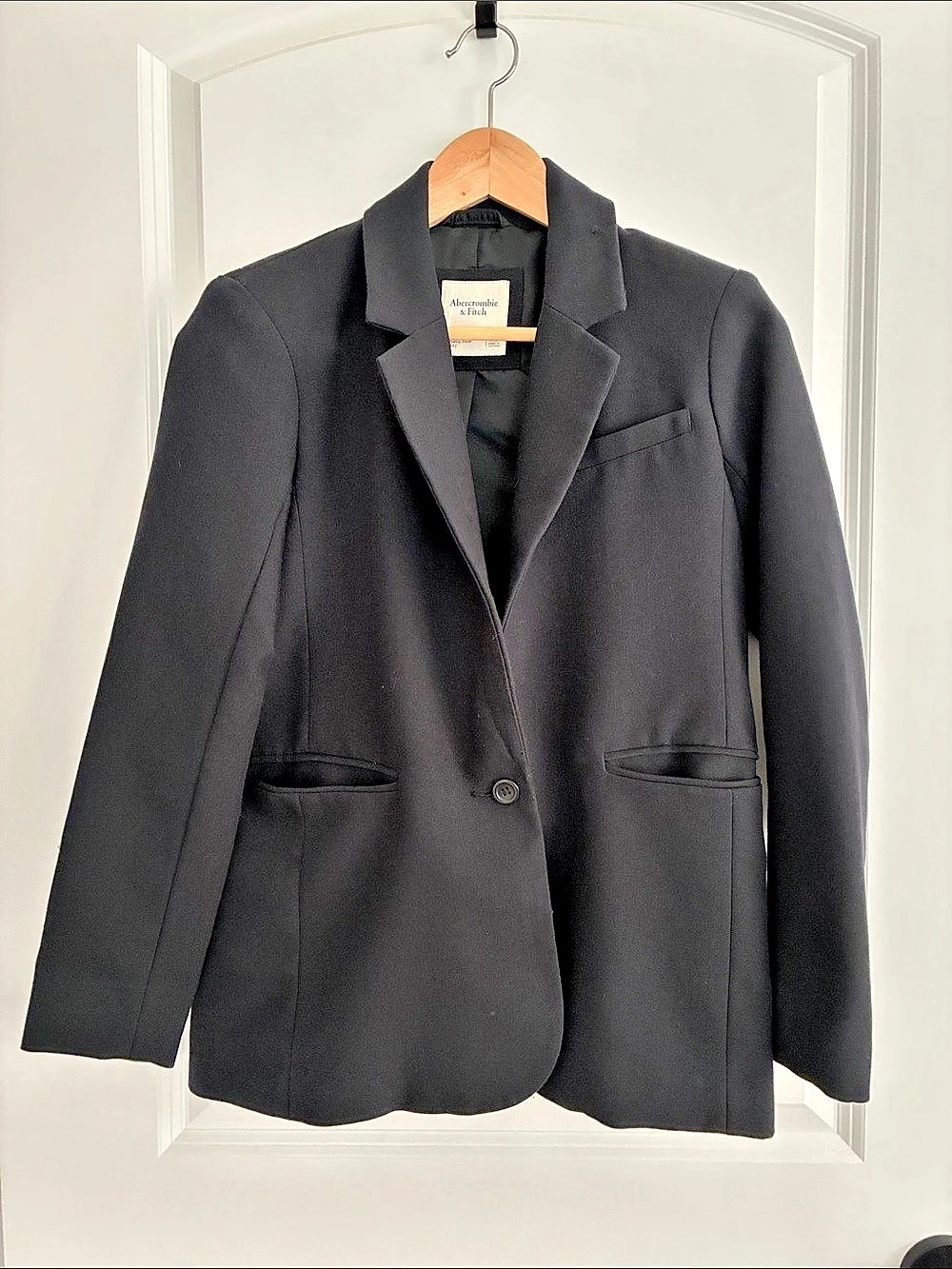 Abercrombie & Fitch Classic Suiting Blazer Black XXSP